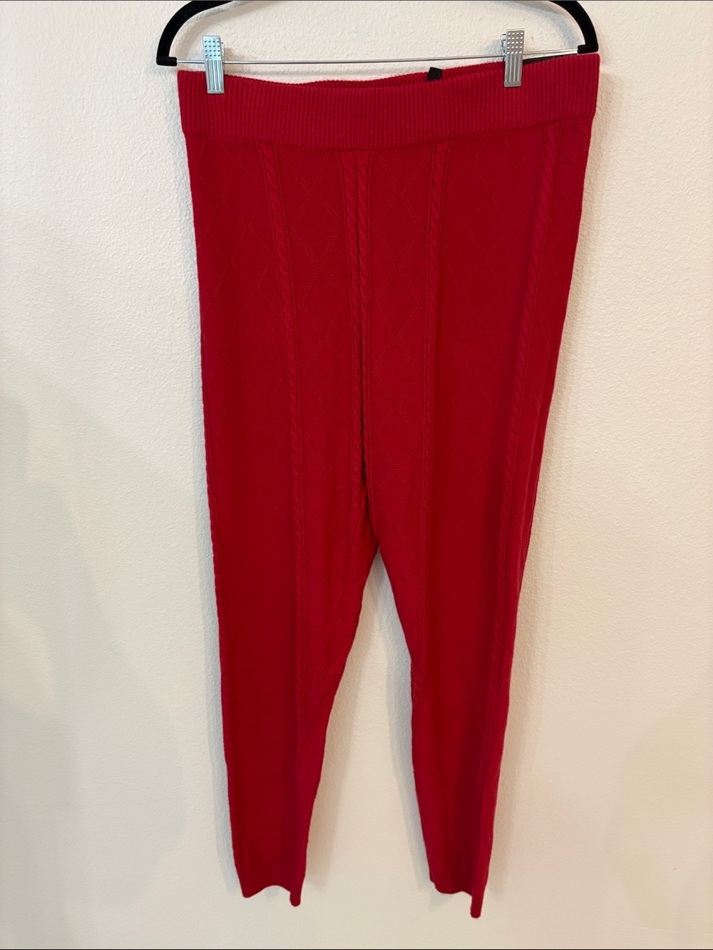 torrid Red Cable-Knit Leggings New With Tags